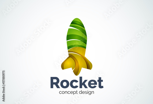 Rocket logo template