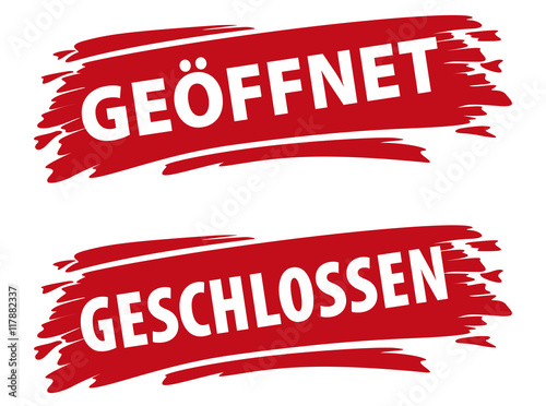 Geöffnet oder geschlossen