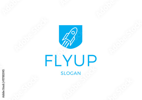 flyup cloud logo photo