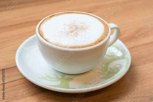 close up of cup of coffee 