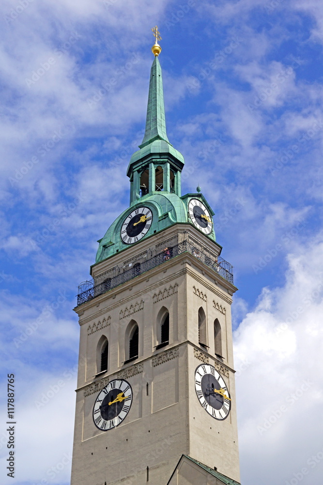 Pfarrkirche St. Peter in der Altstadt von München