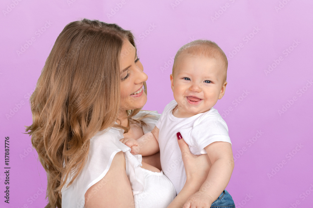 happy young mother with a child happy young mother with a child