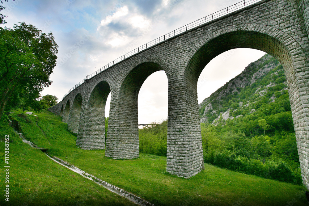 Fototapeta premium Solkan Bridge