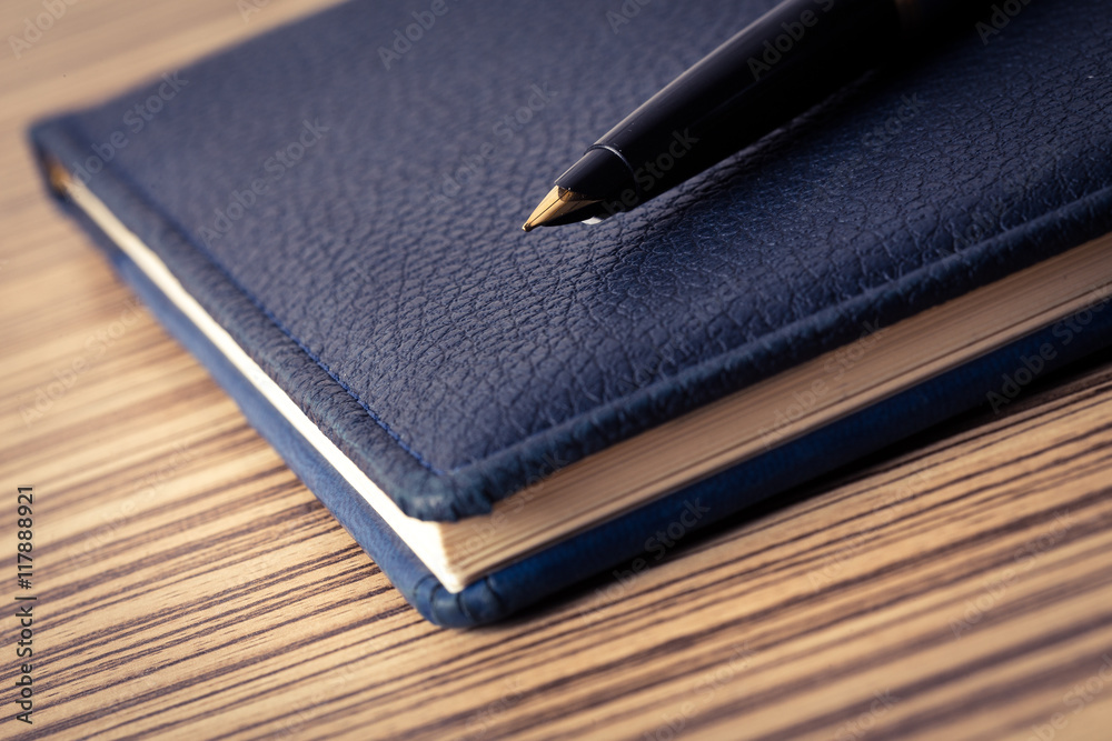 Pen and notebook