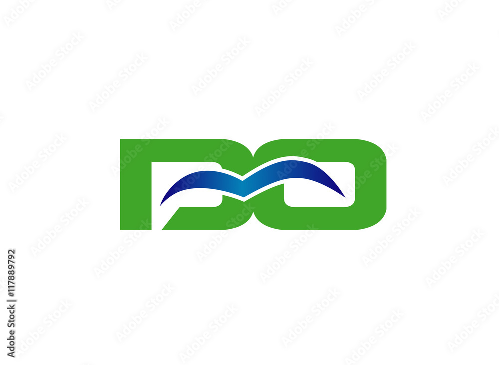 DO company linked letter logo
DO company linked letter logo