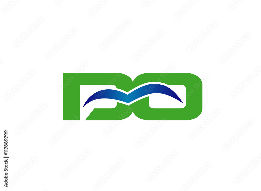 DO company linked letter logo
DO company linked letter logo