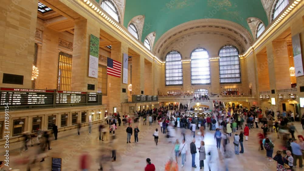 commuters at nyc grand central terminal