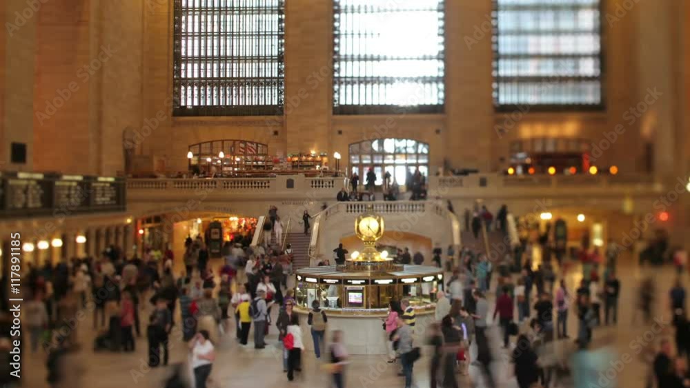 commuters at nyc grand central terminal