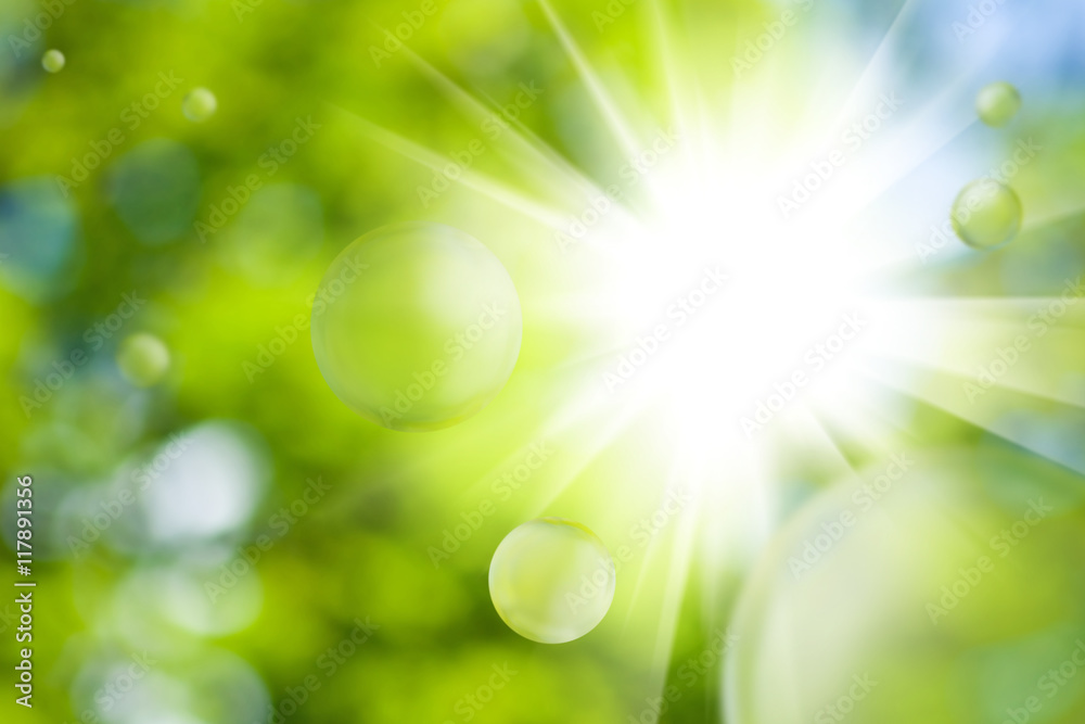 Obraz premium image of natural green background closeup