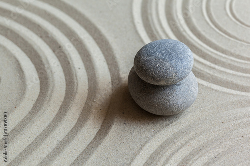 Zen stone garden