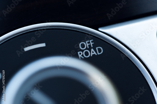 Modern car interior details