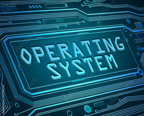 Operating system concept.