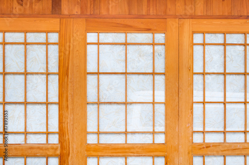 Traditional door of paper japan style texture of Japanese sliding paper door Shoji