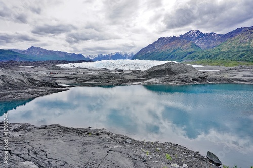 The Matanuska Glacier in Alaska photo