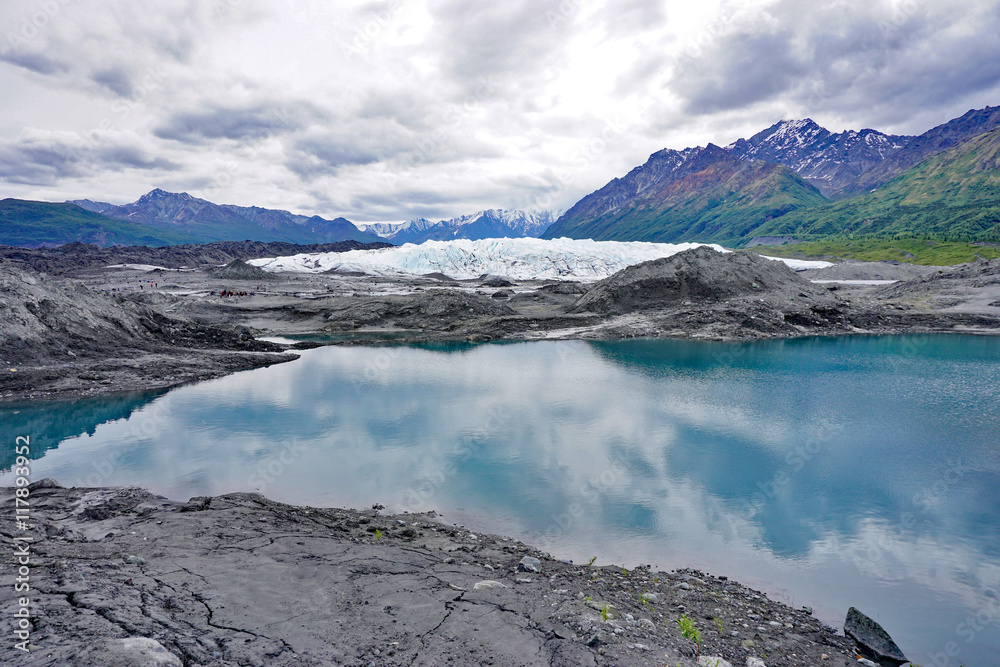 Obraz premium The Matanuska Glacier in Alaska