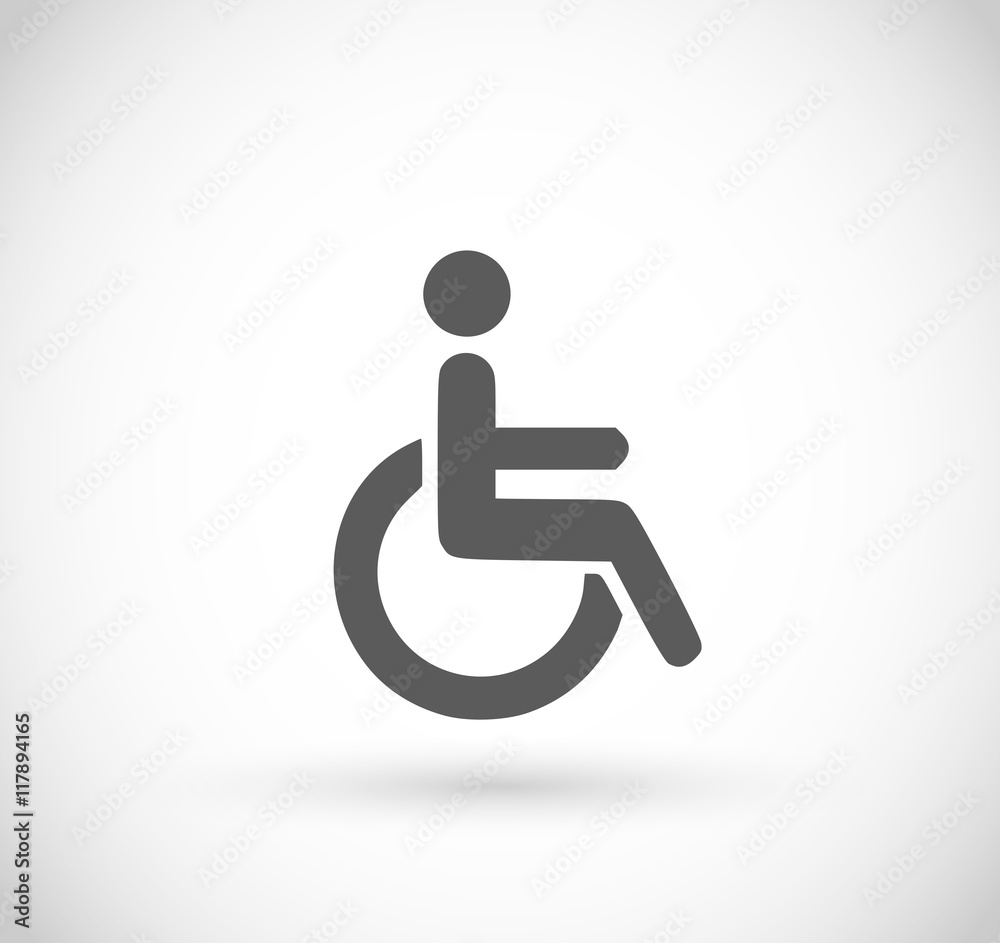 Handicap icon vector