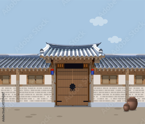 Traditional Korean style house A