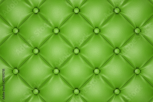 3D render of the green quilted leather pattern