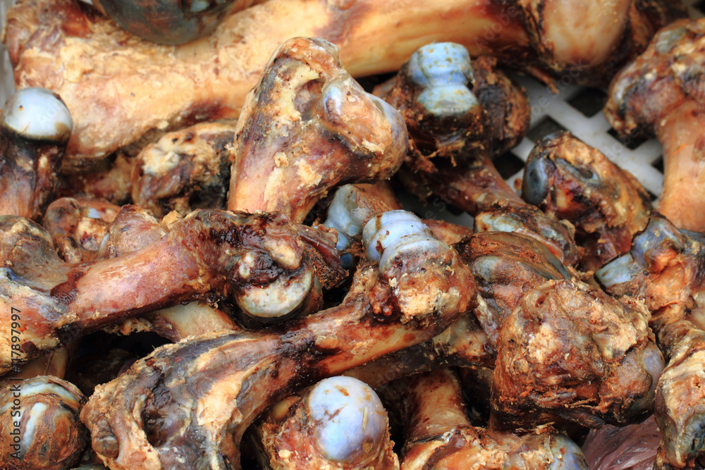 grilled pig bones grilled pig bones