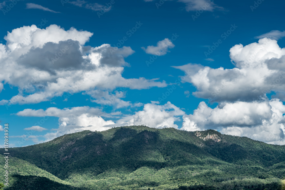 White cloud with Blue sky White cloud with Blue sky