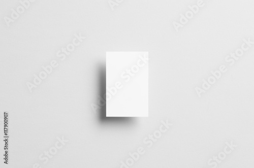 Business Card Mock-Up (85x55mm) © Shablon