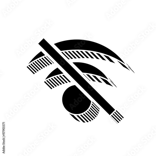 ikona ze wzorku pasków i kresek