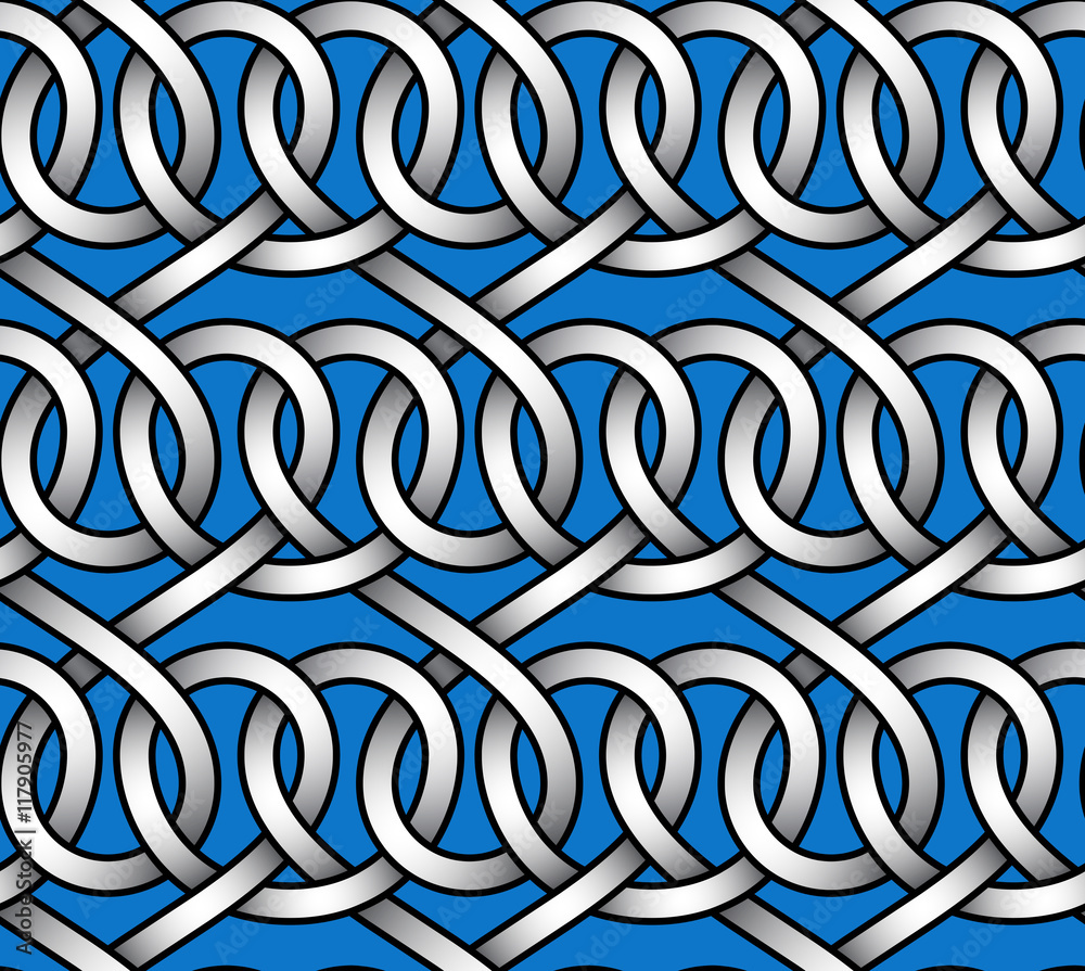 Vector seamless pattern of ribbons Vector seamless pattern of ribbons