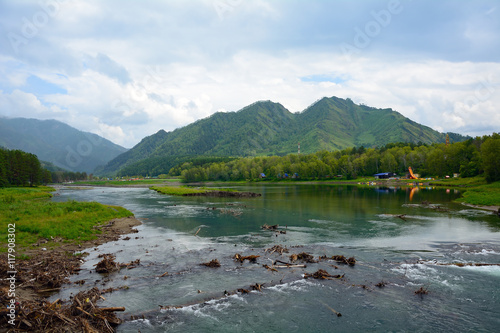 Reservoir Chemal hydroelectric power station