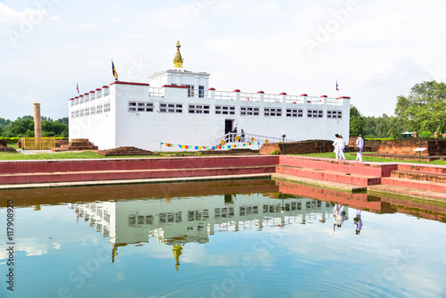 Maya Devi Temple, a Buddhist Pilgrimage Site in Lumbini, Nepal