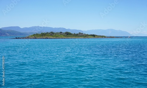 The volcanic Lichada islands in Greece photo
