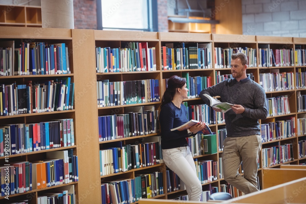Mature students interacting with each other Mature students interacting with each other