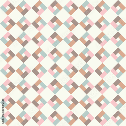 Seamless vector background with abstract geometric pattern. Print. Repeating background. Cloth design, wallpaper.