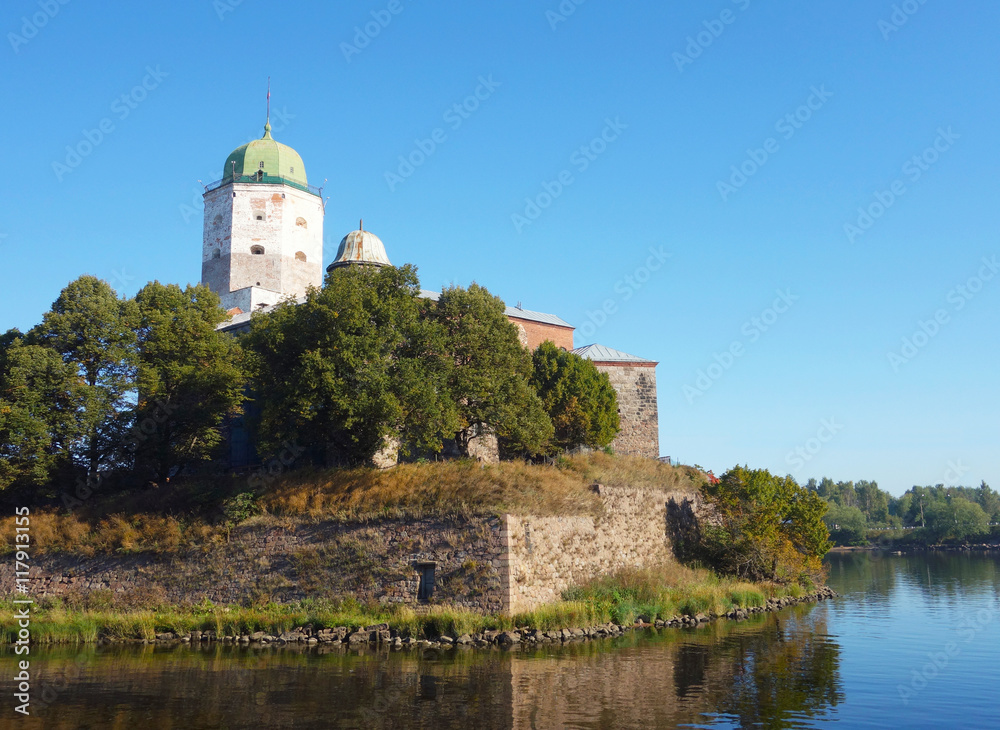 Vyborg Castle is a Swedish-built medieval fortress around which the town of Viborg (today in Russia) evolved. Castle was originally constructed in the 1290s.