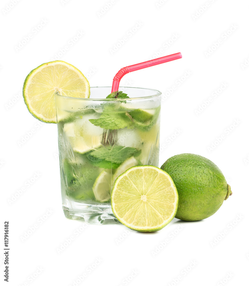Fresh mojito in glass Fresh mojito in glass