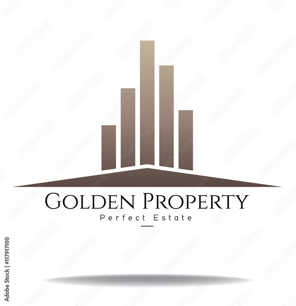 Obraz premium strong building logo