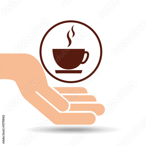 hand holding coffee