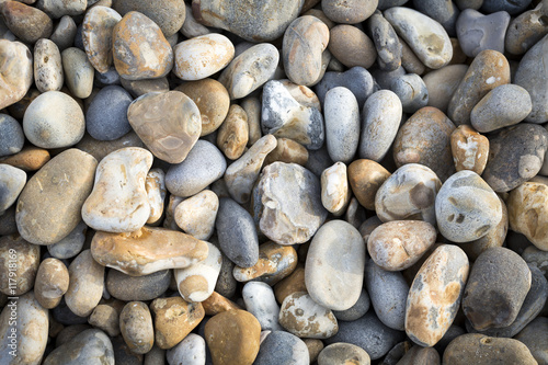 Beach pebbles background