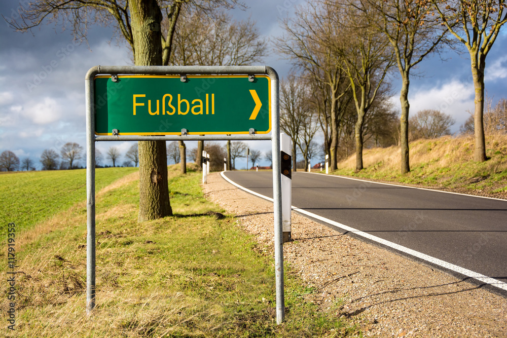 Schild 96 - Fussball