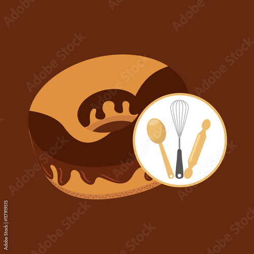 Cookware and donut