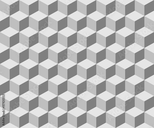 Cubes seamless background.