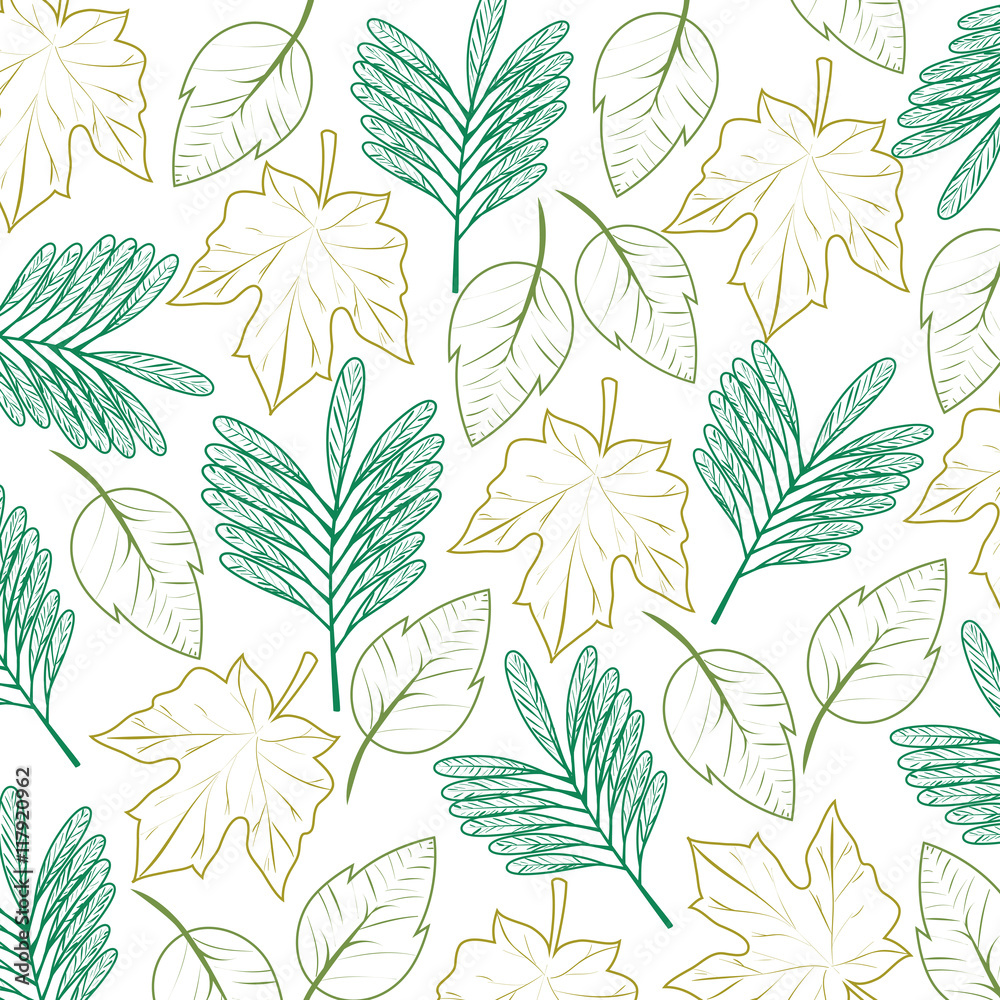 sketch plant leaves icon vector graphic sketch plant leaves icon vector graphic