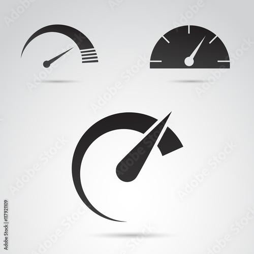 Speed vector icon.