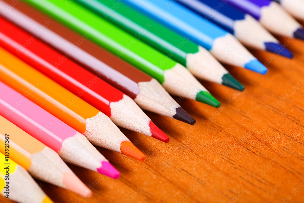colored pencils close-up colored pencils close-up