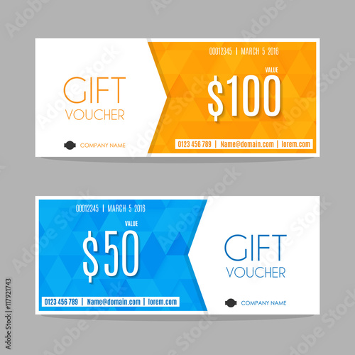 Gift voucher template