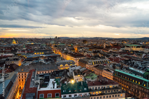 Aerial view of Vienna, Austria © Madrugada Verde