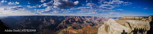 Panoramic view over the Grand Canyon