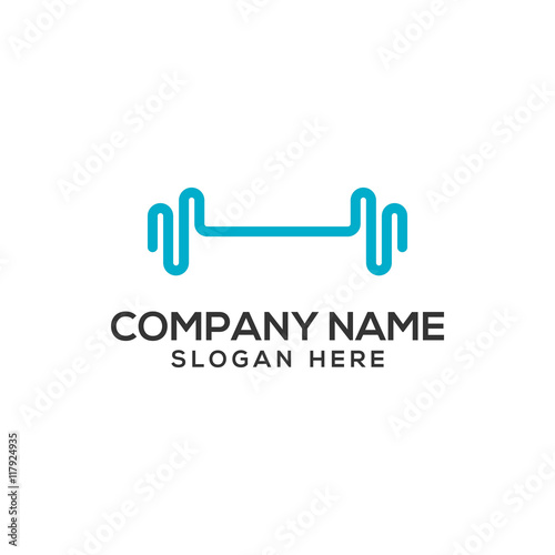 Fitness Gym Abstract Logo Vector