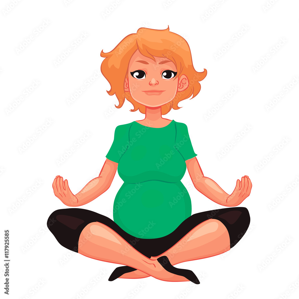 beautiful pregnant woman in various poses of yoga, cartoon style vector illustration isolated on white background. Beautiful pregnant woman doing yoga, , healthy lifestyle beautiful pregnant woman in various poses of yoga, cartoon style vector illustration isolated on white background. Beautiful pregnant woman doing yoga, , healthy lifestyle