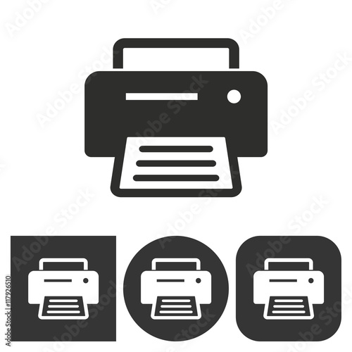 Printer - vector icon.