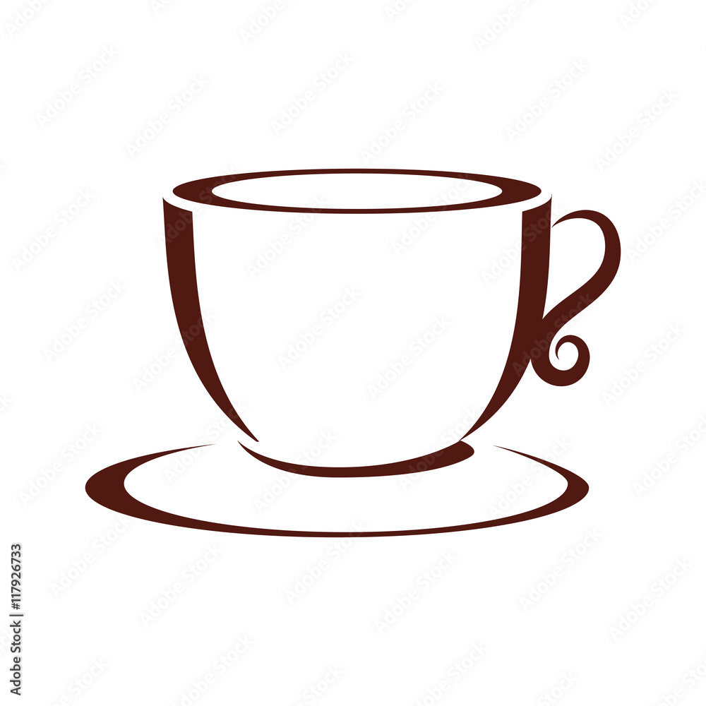 coffee mug cup hot icon vector graphic